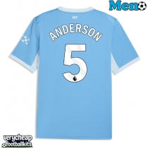 Manchester City Elliot Anderson #5 Replica Home Shirt 2026-27 Short Sleeve